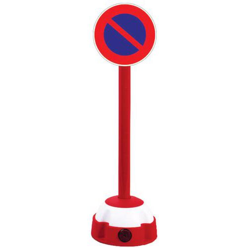 Kit poteau avec panneau de signalisation - Novap