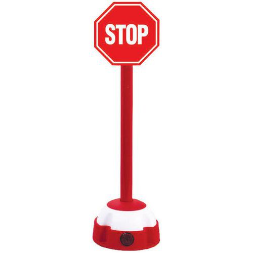 Kit poteau avec panneau de signalisation - Novap