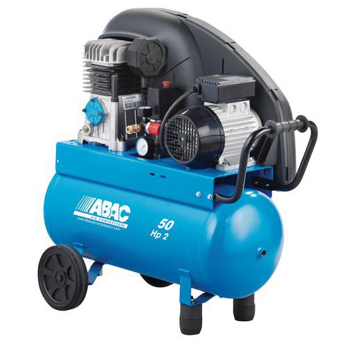 Mobiele compressor met aandrijfriem - 2 PK