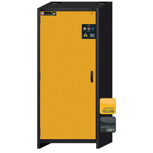 Veiligheidskast Q-CLASSIC-30 Q30.195.086 grijs/geel_Asecos