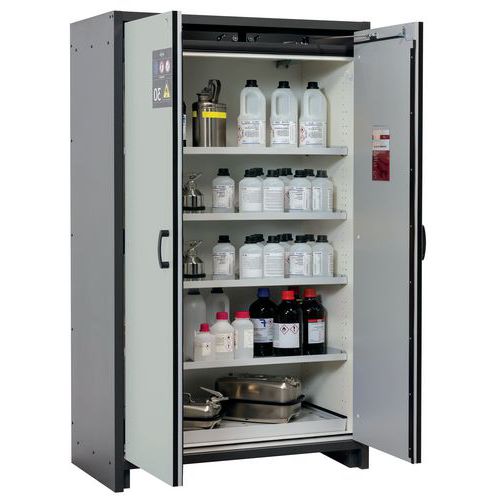 Armoire de sécurité Q-CLASSIC-30 Gris/Gris clair RAL 7035 - asecos