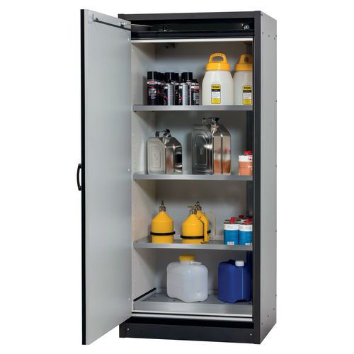 Armoire de sécurité Q-CLASSIC-30 Gris/Bleu RAL 5010 - asecos