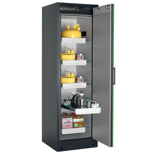 Armoire de sécurité Q-CLASSIC-90 Gris/Vert RAL 6011 - asecos