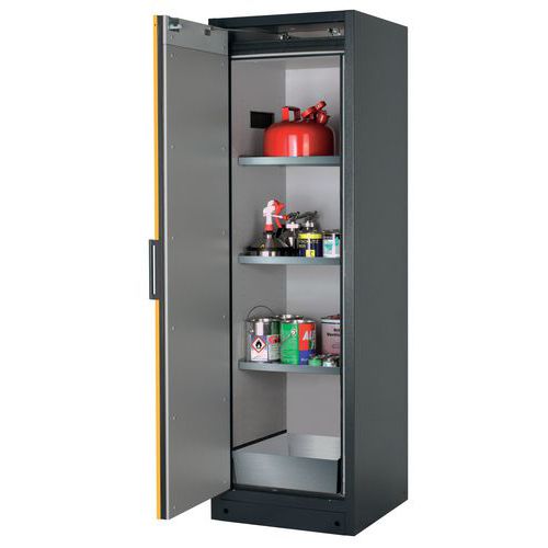 Armoire de sécurité Q-PEGASUS-90 Gris/Jaune RAL 1004 - asecos