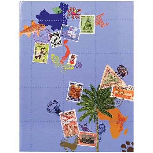 Album de timbres Globe-Trotter 16 pages noires