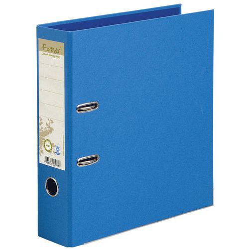Ordner bekleed met papier, met hefboom en rug 80 mm, Forever - A4 maxi