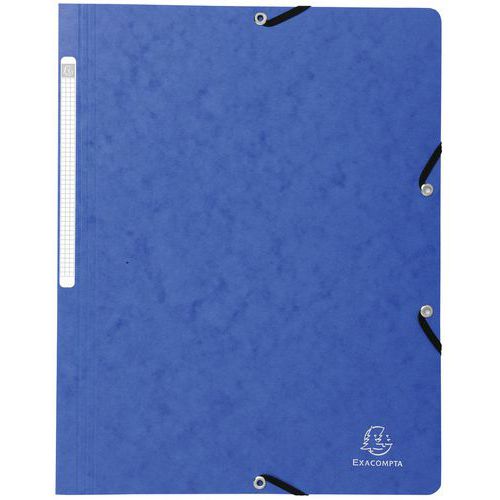 Map met elastiek zonder klep, glanskarton 355 g/m² - A4 - Exacompta