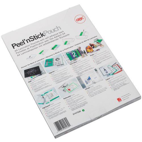 Pochettes de plastification Peel 'n Stick GBC