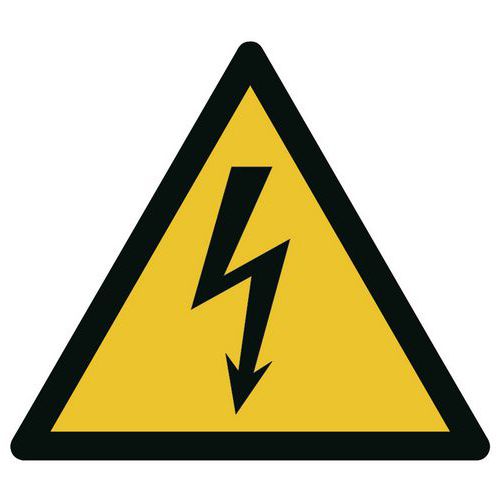 Panneau de danger - Tension électrique - Rigide