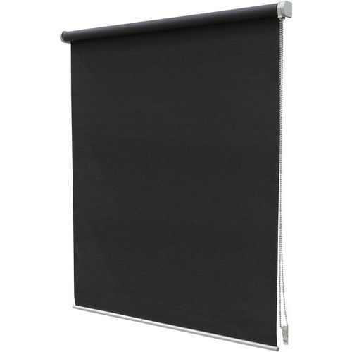 Rolgordijn OCC Obvious gemêleerd gestructureerd donkergrijs Intensions