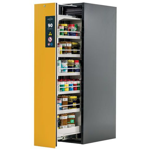 Veiligheidskast V-MOVE-90 - met opangbak - 449mm - Asecos