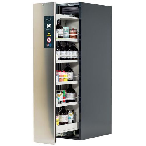 Veiligheidskast V-MOVE-90 - met opangbak - 449mm - Asecos