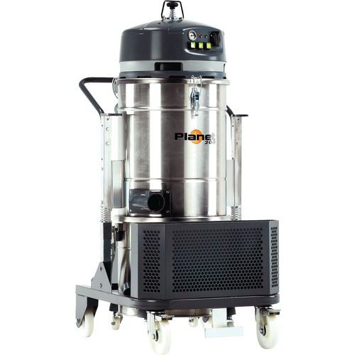 Industriële stofzuiger 3000 W driefasig rvs 100 l - ICA