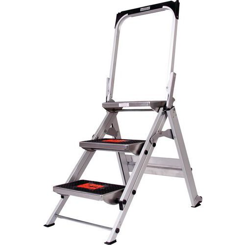 Industrietrap enkelzijdig, 2 tot 4 treden incl. platform - Little Giant