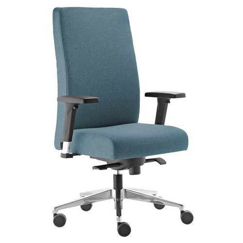 Siège de bureau dossier haut en tissu Bost - Sokoa Siège de bureau dossier haut en tissu Bost - Sokoa
