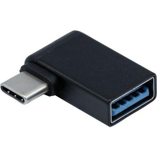 Adaptateur coudé OTG USB3.2 Gen1 5Gbps A femelle - Dacomex