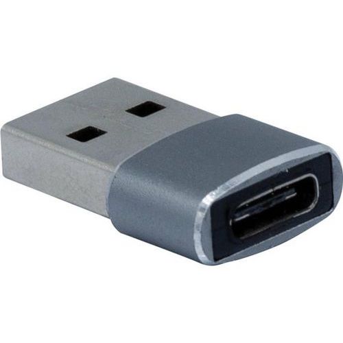 Adaptateur slim USB 2.0 A mâle - Type-C femelle - Dacomex