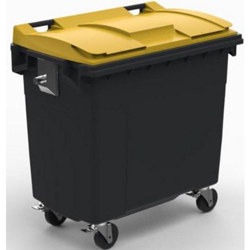 Mobiele container SULO - Metalen spil - Afvalscheiding - 770 l Mobiele container SULO - Metalen spil - Afvalscheiding - 770 l