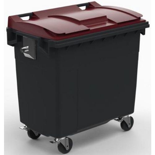 Mobiele container SULO - Metalen spil - Afvalscheiding - 770 l Mobiele container SULO - Metalen spil - Afvalscheiding - 770 l