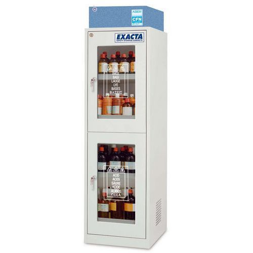 Armoire filtrante avec porte vitrée et tiroir
