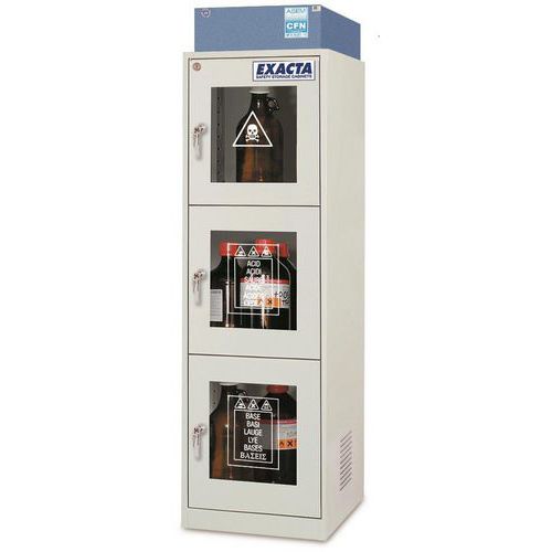 Armoire filtrante avec porte vitrée et tiroir