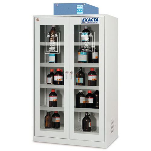Armoire filtrante avec porte vitrée et tiroir