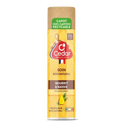 Aérosol Nourrissant bois naturel - 250 ml - O'Cedar