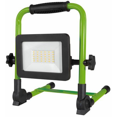 Projecteur de chantier portable à LED - avec batterie - 500 à 1600 lm - Agecom