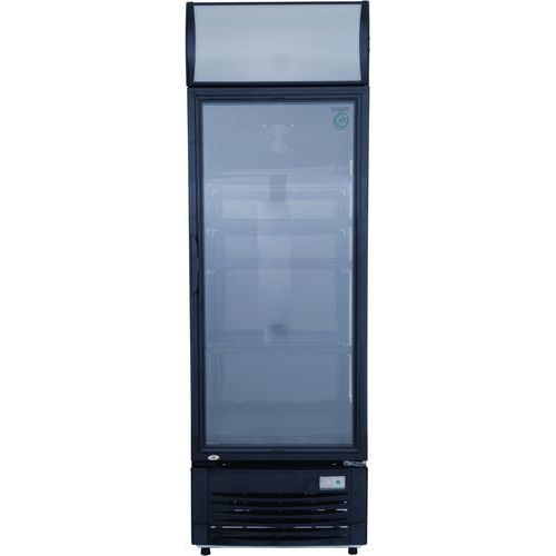 Horeca koelkast 300 liter zwart - vrijstaand - draaiknop - Exquisit