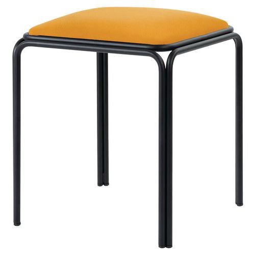 Kruk Bistrot met kunstleer zitting - Set van 4