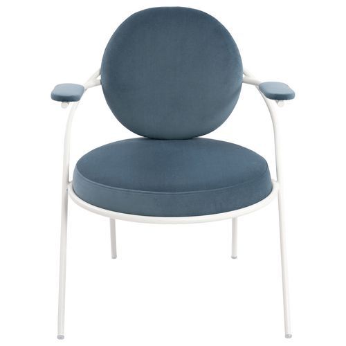 Lot de 2 Fauteuils Sat assise velours Meet By Paperflow
