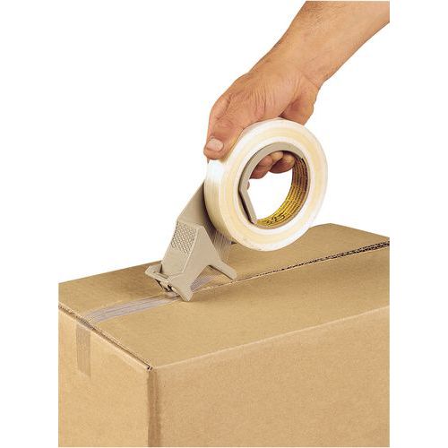 Speciale tapedispenser voor versterkt tape