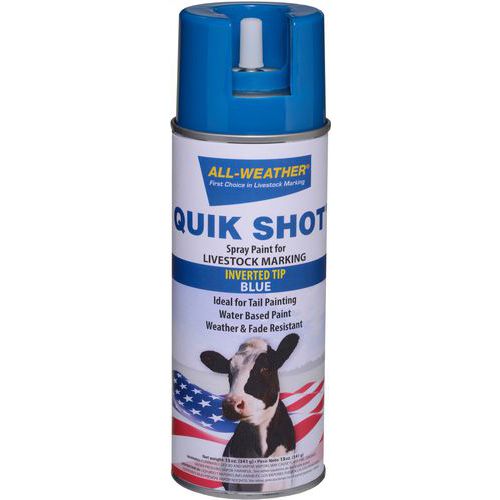 Spuitbusverf voor vee Quik-Shot - All Weather