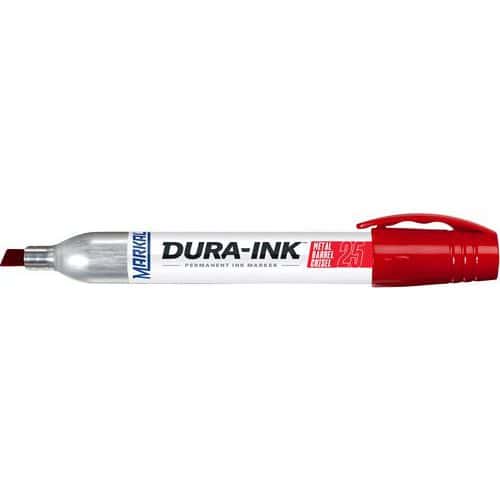 Marker permanent met brede punt metaal Dura Ink 25 - Markal