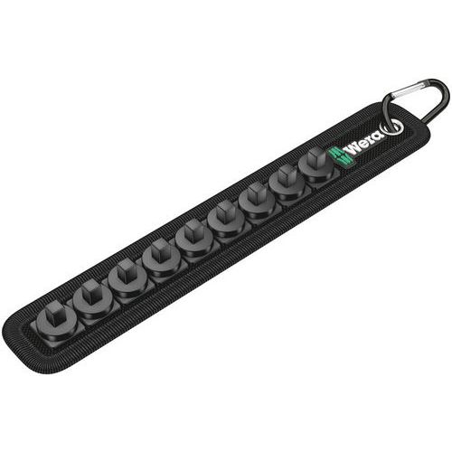 Dopgordel leeg voor 9 doppen of bitdoppen 1/4'' - Belt A 9 - Wera