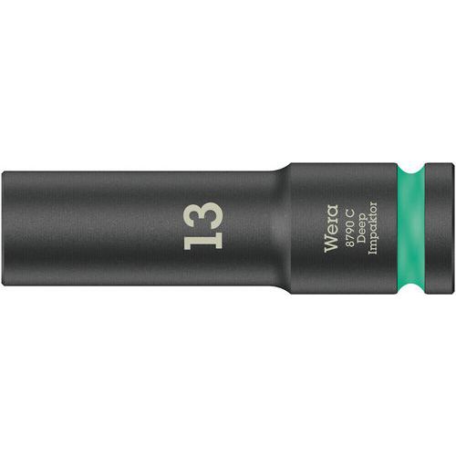 Doppenset lang 1/2 - 8790 C Impaktor Deep - Wera
