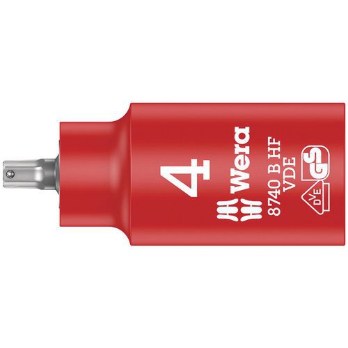 Bitdop geisoleerd - 8740 B VDE HF - Wera