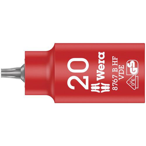 Bitdop geisoleerd 8767 B VDE HF - Wera