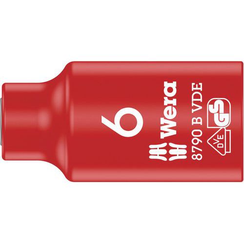 Bitdop geisoleerd Zyklop VDE vierkant 3/8 - 8790 B - Wera