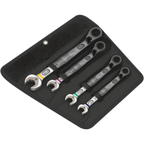 Steeksleutelratelset - 6001 Joker Switch 4-delig Imperial - Wera
