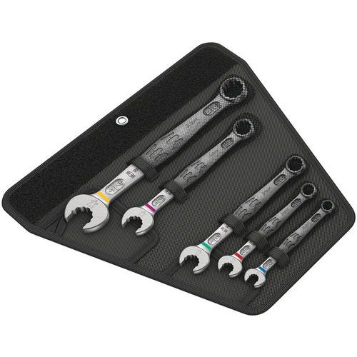 Ringsteeksleutelset - 6003 Joker 5-delig Imperial Set 1 - Wera