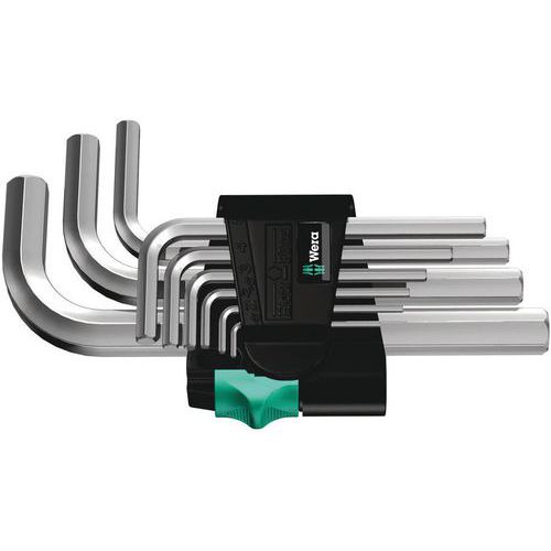 Inbussleutelset Mannelijk 9 delig - 950/9 Hex-Plus 5 - Wera