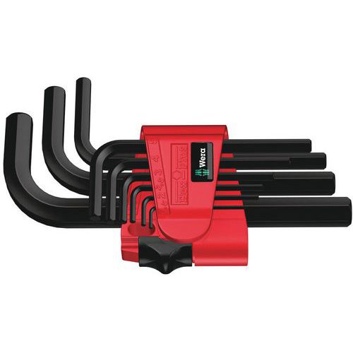 Inbussleutelset mannelijk 9 delig - 950/9 Hex-Plus 7 - Wera