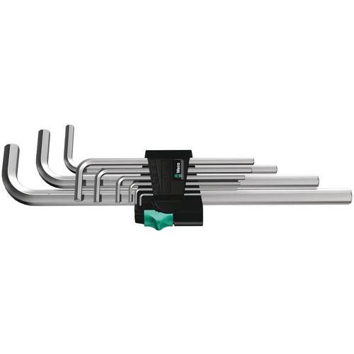 Inbussleutelset mannelijk 9 delig - 950/9 Hex-Plus 2 - Wera
