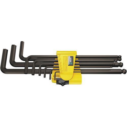 Inbussleutelset mannelijk 9 delig - 950/9 Hex-Plus Imperial 1 - Wera