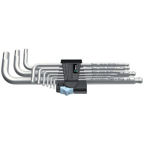 Inbussleutelset 9 delig- 3950 PKL/9 Hex-Plus Stainless 1 - Wera