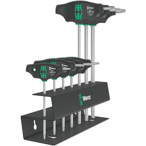 Schroevendraaierset Torx T-greep 7 delig - 467/7 HF Set 2 - Wera