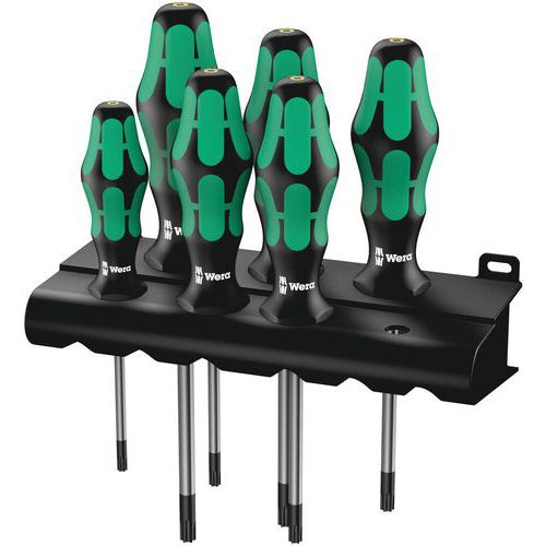 Schroevendraaierset Torx HF Kraftform Plus 6 delig - 367/6 - Wera