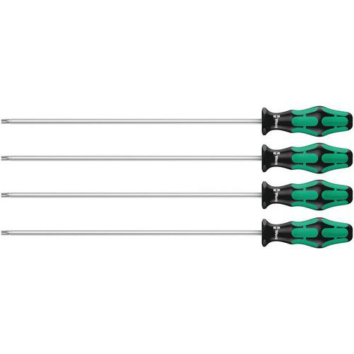 Schroevendraaierset Torx HF Kraftform Plus 4 delig - 367/4 lang - Wera