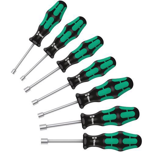 Dopschroevendraaierset 7 delig - 395 HO/7 SM - Wera
